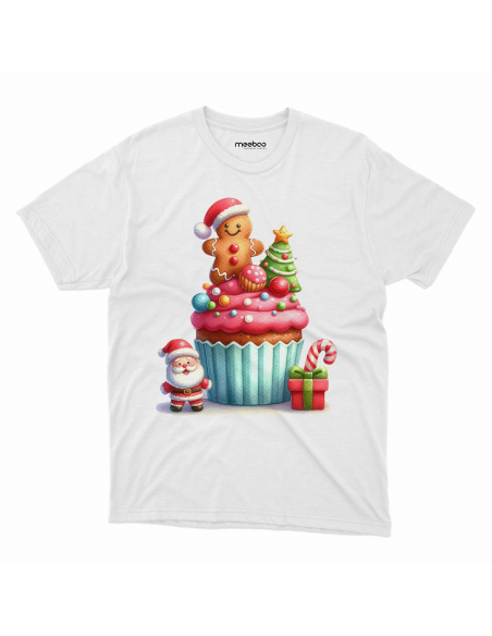 KOSZULKA DZIECIĘCA Babeczka z pierniczkiem i mikołajem