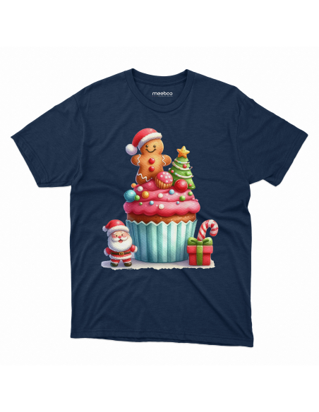 KOSZULKA DZIECIĘCA Babeczka z pierniczkiem i mikołajem