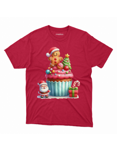 KOSZULKA DZIECIĘCA Babeczka z pierniczkiem i mikołajem