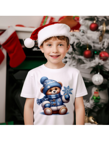 KOSZULKA DZIECIĘCA Miś w czapce i...