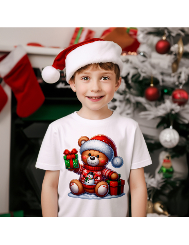 KOSZULKA DZIECIĘCA Miś w czapce...