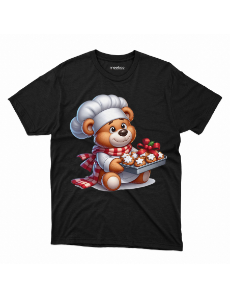 KOSZULKA DZIECIĘCA Miś kucharz z blachą pierników