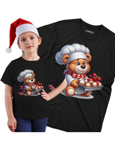 KOSZULKA DZIECIĘCA Miś kucharz z blachą pierników