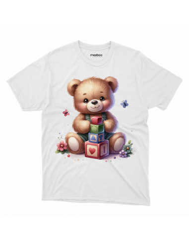 KOSZULKA DZIECIĘCA Miś układający...