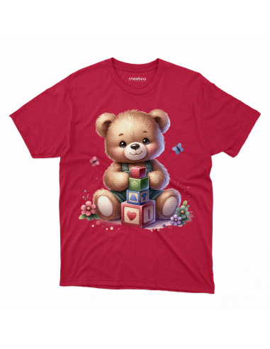 KOSZULKA DZIECIĘCA Miś układający...