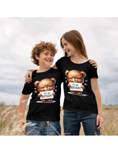 KOSZULKA DZIECIĘCA Miś z kartką It's...