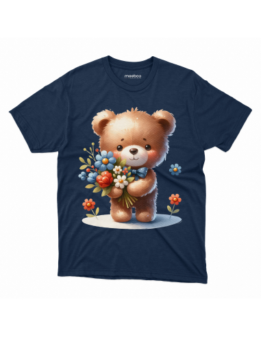 KOSZULKA DZIECIĘCA Miś z bukietem...