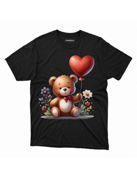 KOSZULKA DZIECIĘCA Miś z balonem serduszkiem