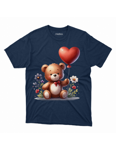 KOSZULKA DZIECIĘCA Miś z balonem serduszkiem