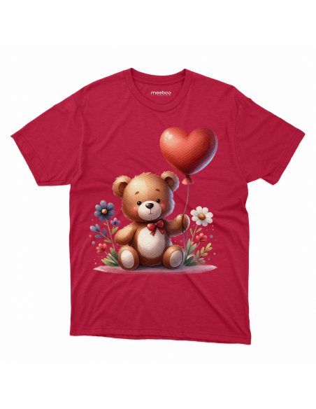 KOSZULKA DZIECIĘCA Miś z balonem serduszkiem