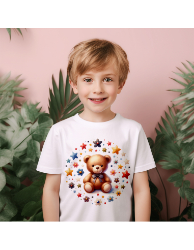 KOSZULKA DZIECIĘCA Miś wśród gwiazdek...