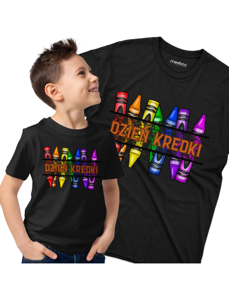 KOSZULKA DZIECIĘCA Dzień kredki - kredki świecowe