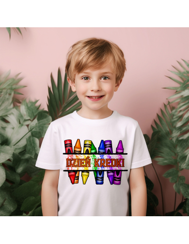 KOSZULKA DZIECIĘCA Dzień kredki -...