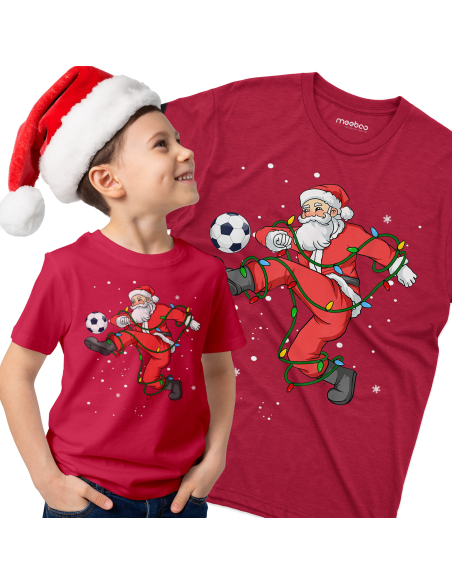 KOSZULKA DZIECIĘCA Mikołaj piłkarz