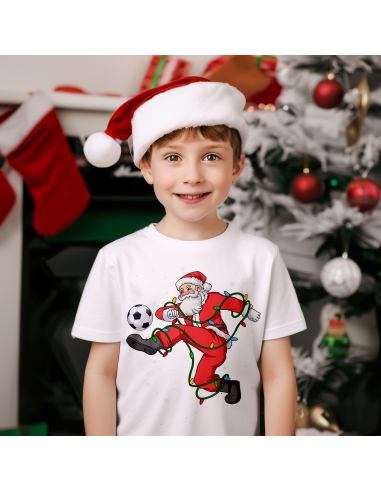 KOSZULKA DZIECIĘCA Mikołaj piłkarz