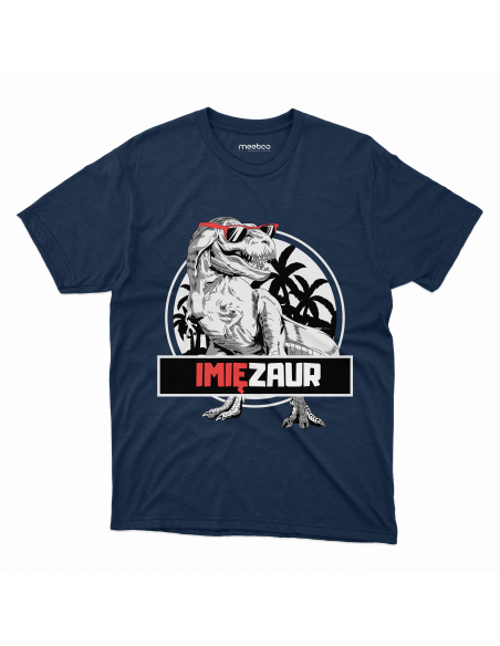 KOSZULKA MĘSKA Twoje imię + zaur