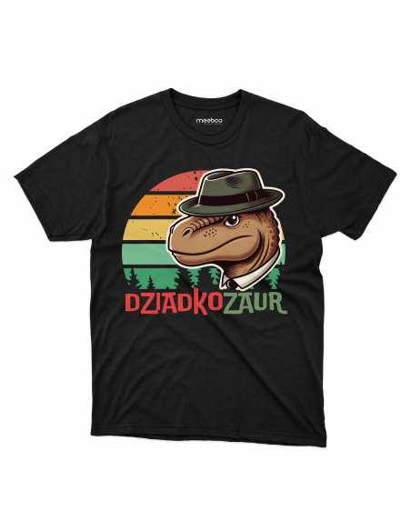 KOSZULKA MĘSKA Dziadkozaur agent