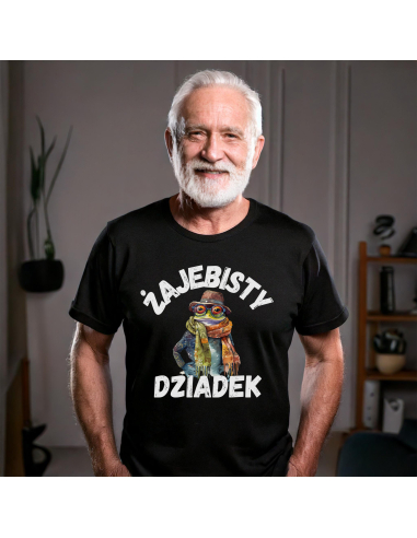 KOSZULKA MĘSKA Żajebisty dziadek