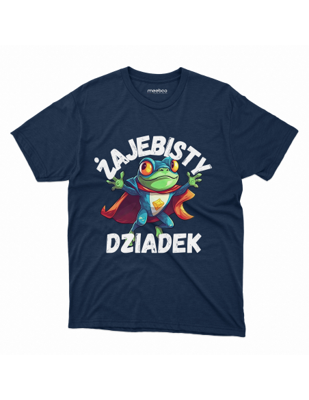 KOSZULKA MĘSKA Żajebisty dziadek superbohater
