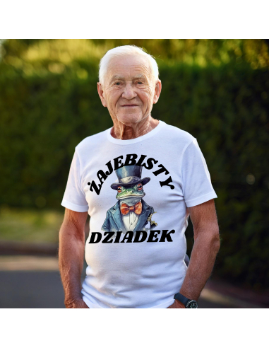 KOSZULKA MĘSKA Żajebisty dziadek w...