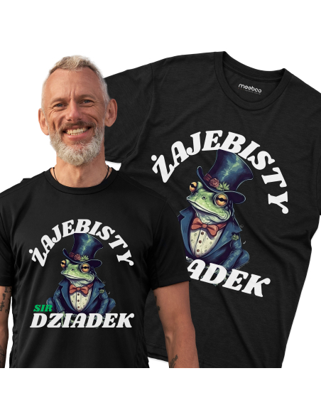 KOSZULKA MĘSKA Żajebisty sir dziadek