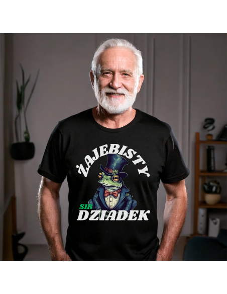 KOSZULKA MĘSKA Żajebisty sir dziadek