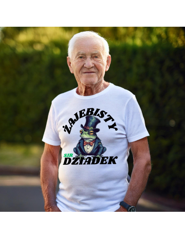 KOSZULKA MĘSKA Żajebisty sir dziadek