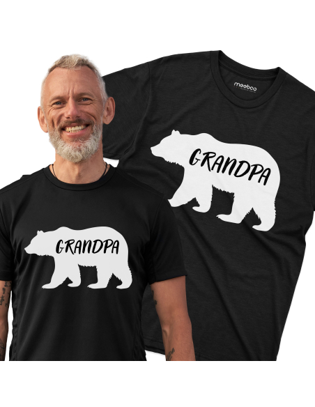 KOSZULKA MĘSKA Grandpa niedźwiedź