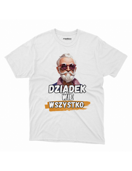 KOSZULKA MĘSKA Dziadek wie wszystko