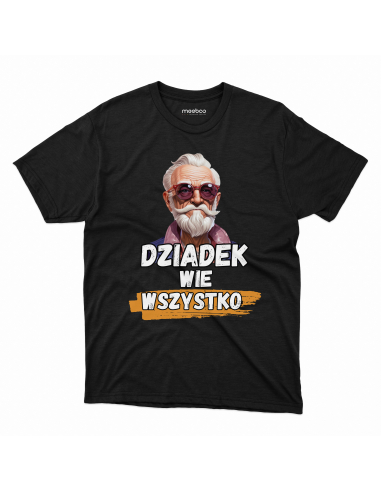 KOSZULKA MĘSKA Dziadek wie wszystko