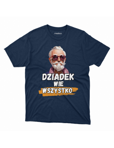 KOSZULKA MĘSKA Dziadek wie wszystko