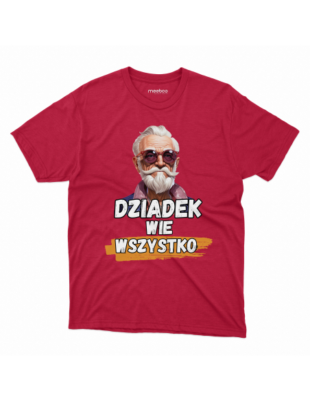 KOSZULKA MĘSKA Dziadek wie wszystko