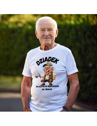 KOSZULKA MĘSKA Dziadek najlepszym...