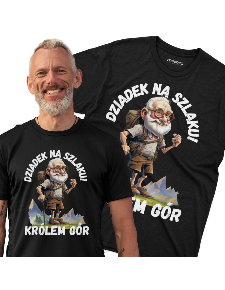 KOSZULKA MĘSKA Dziadek na szlaku