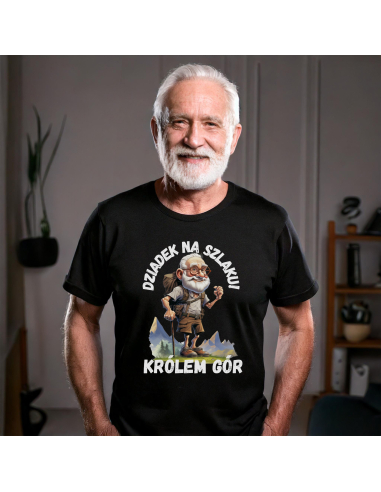 KOSZULKA MĘSKA Dziadek na szlaku