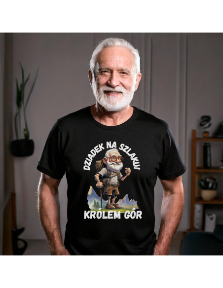 KOSZULKA MĘSKA Dziadek na szlaku