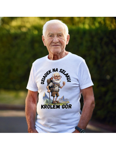 KOSZULKA MĘSKA Dziadek na szlaku