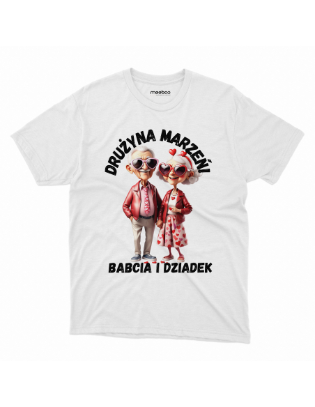 KOSZULKA MĘSKA Drużyna marzeń - Babcia i Dziadek