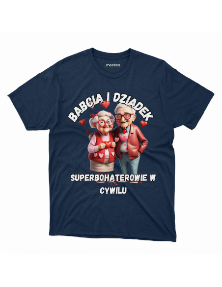 KOSZULKA MĘSKA Superbohaterowie w cywilu