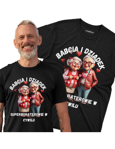 KOSZULKA MĘSKA Superbohaterowie w cywilu