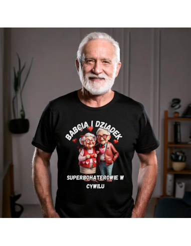 KOSZULKA MĘSKA Superbohaterowie w cywilu