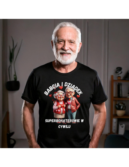 KOSZULKA MĘSKA Superbohaterowie w cywilu