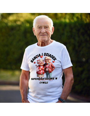 KOSZULKA MĘSKA Superbohaterowie w cywilu