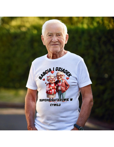 KOSZULKA MĘSKA Superbohaterowie w cywilu