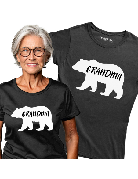 KOSZULKA DAMSKA Grandma niedźwiedź