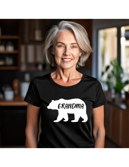 KOSZULKA DAMSKA Grandma niedźwiedź