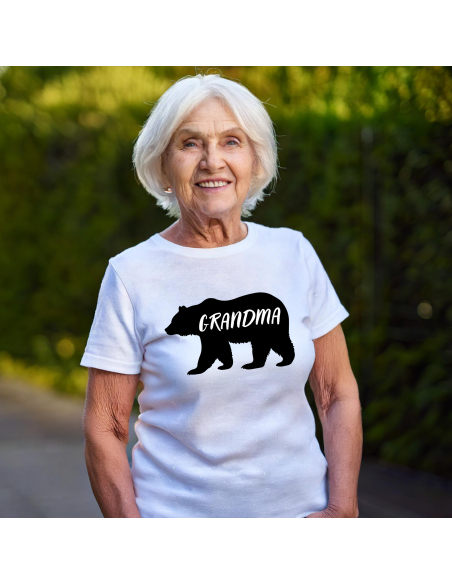 KOSZULKA DAMSKA Grandma niedźwiedź