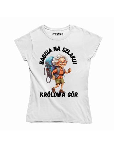 KOSZULKA DAMSKA Babcia na szlaku
