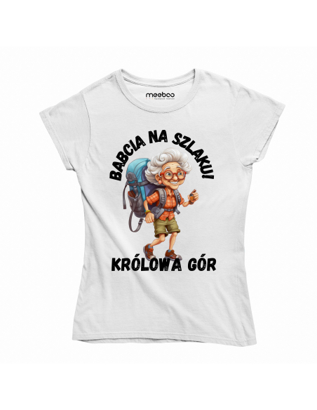 KOSZULKA DAMSKA Babcia na szlaku