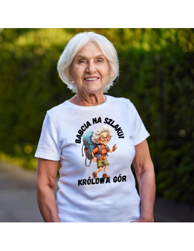 KOSZULKA DAMSKA Babcia na szlaku